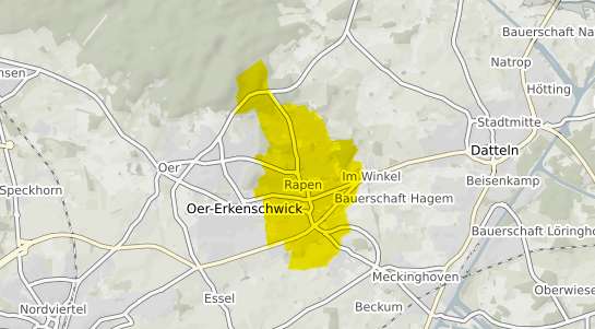 Immobilienpreisekarte Oer Erkenschwick Rapen